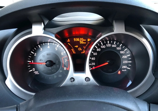 Nissan Juke cena 48800 przebieg: 93000, rok produkcji 2016 z Górowo Iławeckie małe 407